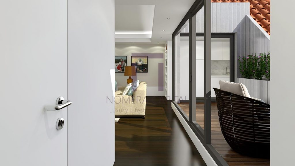 Salondan Terasa Çıkış